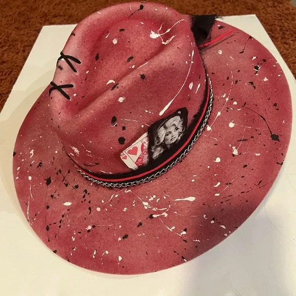 Pink dolly Parton Charlie horse cowboy hat cowgirl hat